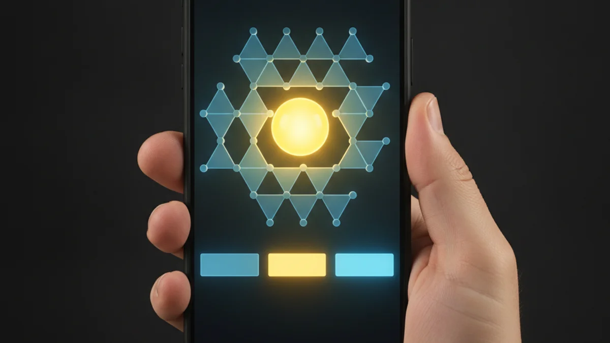 Plinko casino game on a smartphone screen